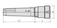 MTB4-ER32-060 Патрон цанговый