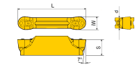 JRMN200-C-4025 Пластина канавочная радиусная