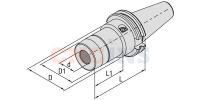 SK50-HC32-115 Гидропластовый патрон