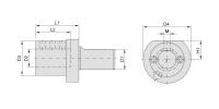 THA-E2-3032 Держатель VDI для расточных резцов