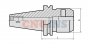 Патрон для концевых фрез с хвостовиком Weldon BT50-SLN08-070